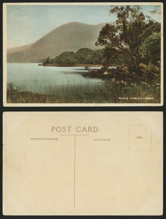 Ireland Kerry Old Colour Postcard KILLARNEY Middle Lake