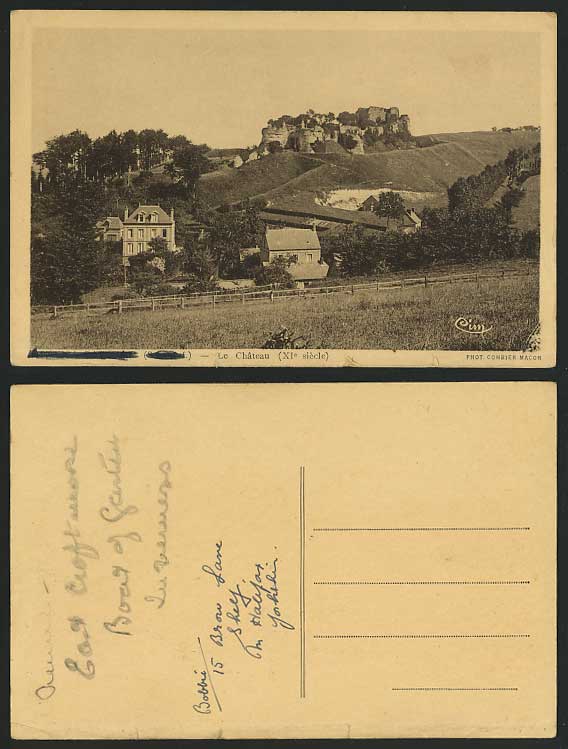 Arques-la-Bataille Le Chateau CASTLE, Hill Old Postcard