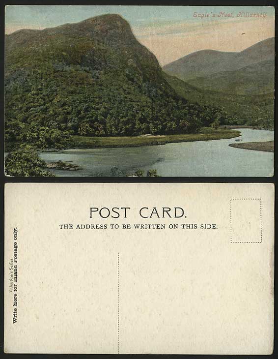 Co. Kerry Old Postcard KILLARNEY Eagle's Nest Mountains