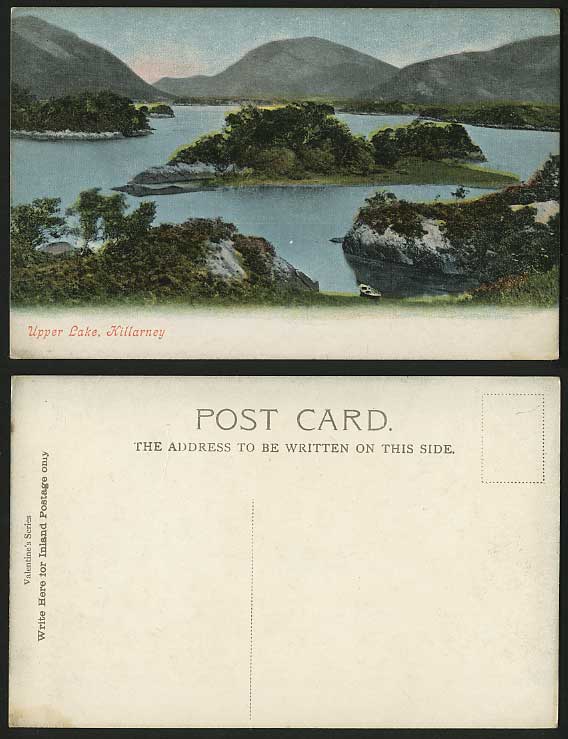 Ireland Old Colour Postcard Upper Lake Kerry KILLARNEY