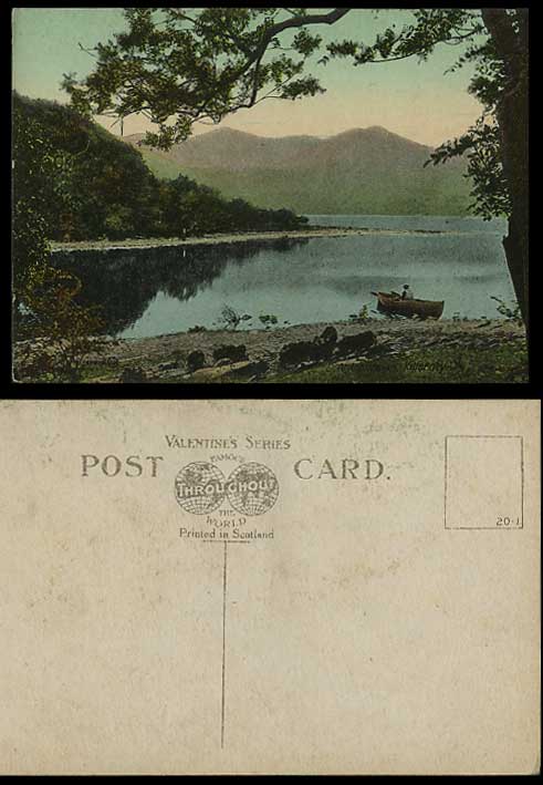 Kerry Old Postcard At Innistallen LOWER LAKE Killarney