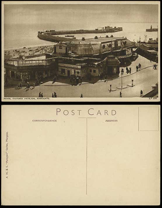 Ramsgate Old Postcard ROYAL VICTORIA PAVILION Meet Navy