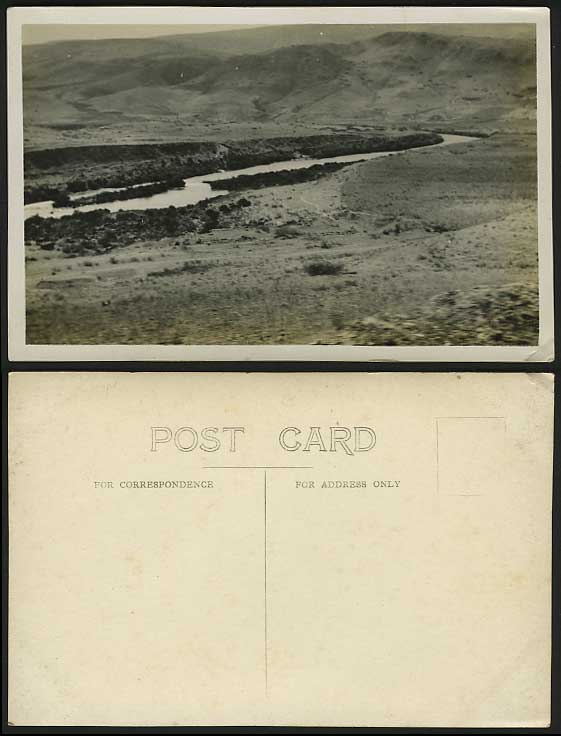 Egypt Old Real Photograph Postcard Egyptian River Scene