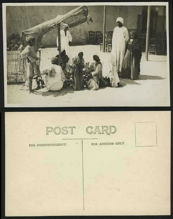 Egypt Old RP Postcard Ethnic Life Native Children JUGS