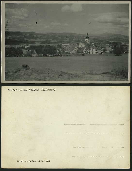 Austria Old RP Postcard Edelschrott Steiermark Panorama