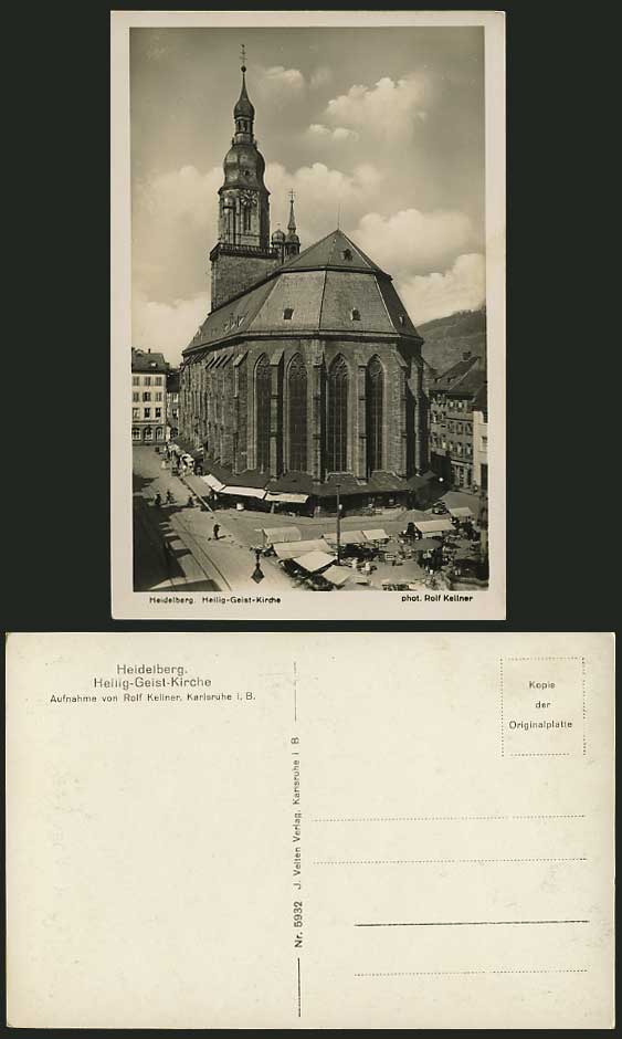 Germany Old RP Postcard HEIDELBERG Heilig-Geist-Kirche