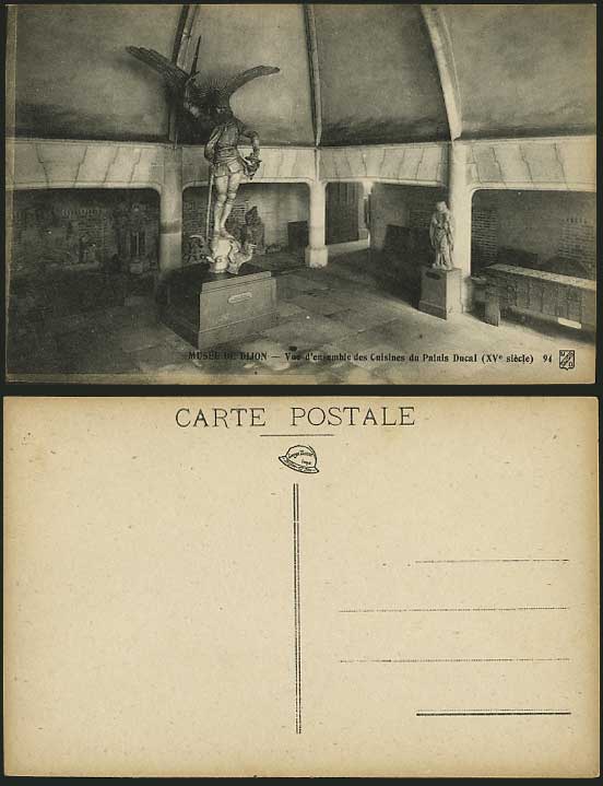 Musee Dijon Museum Old Postcard Cuisines - Palais Ducal