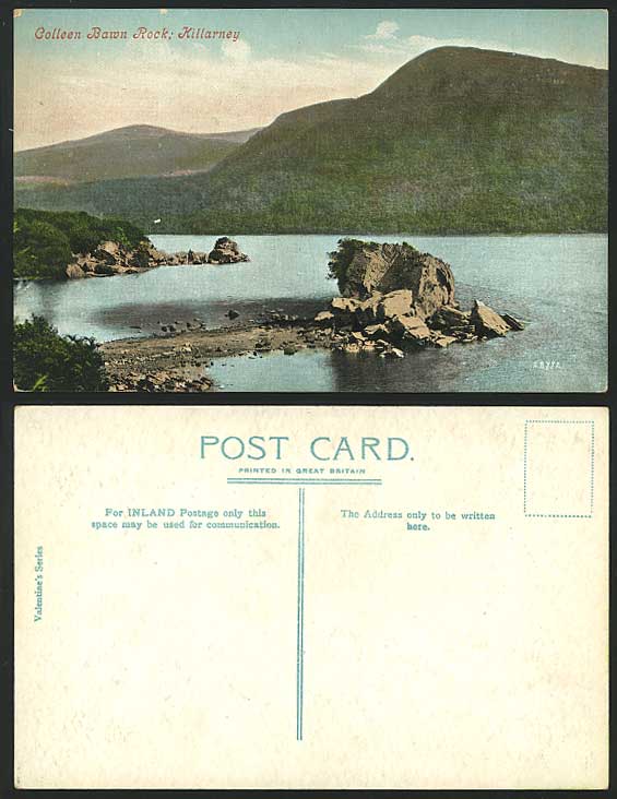 Ireland Kerry Old Postcard COLLEEN BAWN ROCK, Killarney