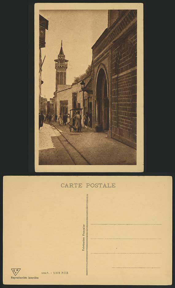 Africa Old Postcard Une Rue - Native Arabe Street Scene