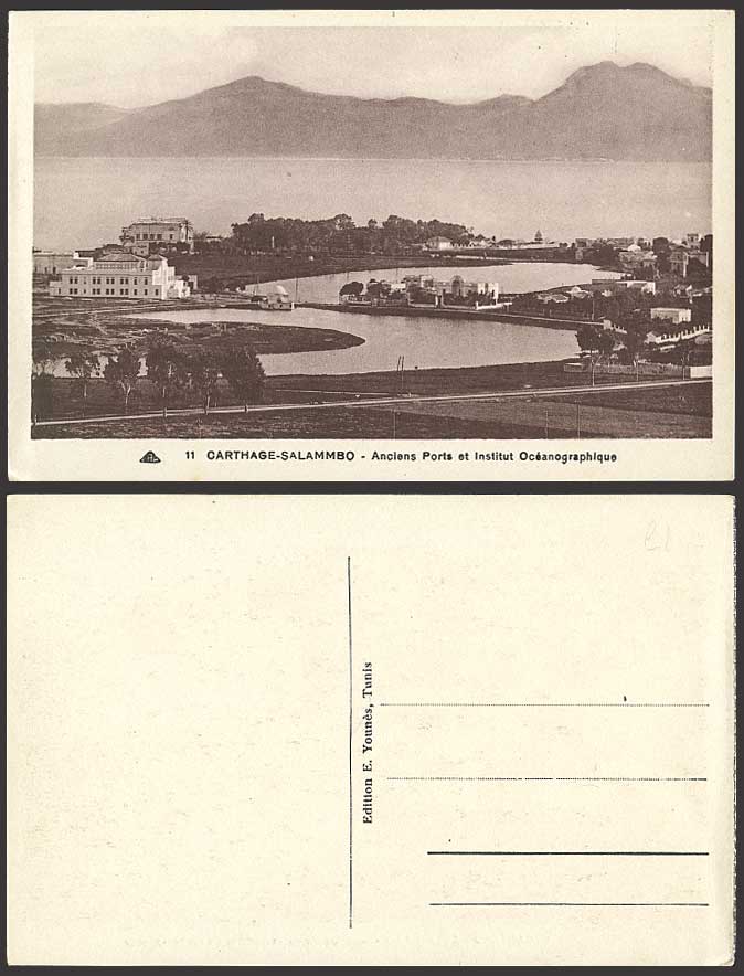 CARTHAGE SALAMMBO Old Postcard Ports Institut Oceanogr.