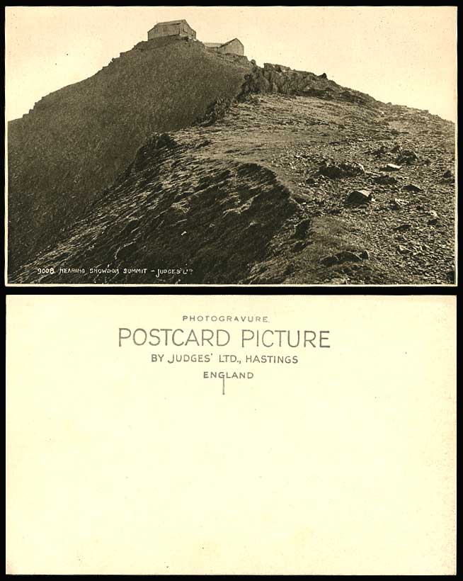 Nearing Snowdon Summit - Mountains Old Judges' Postcard
