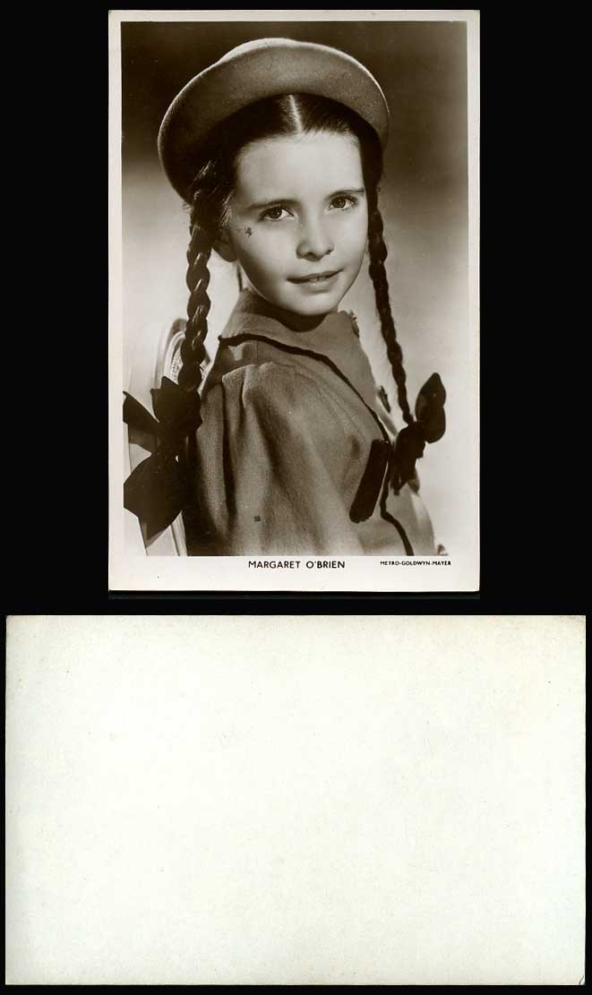 American Actress Margaret O'Brien, Youn Girl Cinema Child Star Old R.P. Postcard