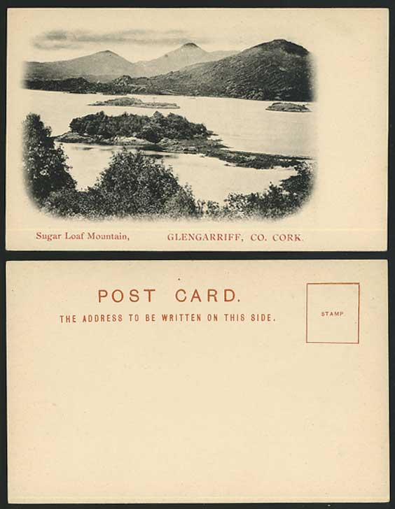 Glengarriff Sugar Loaf Mountain Co Cork Old UB Postcard