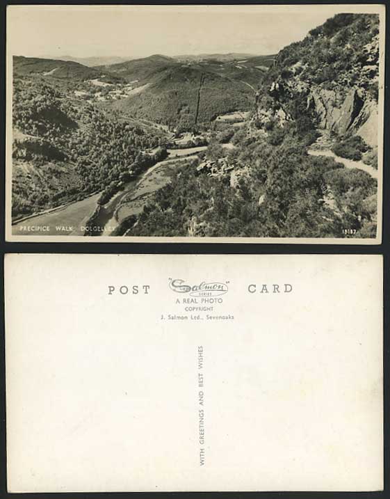Dolgelley PRECIPICE WALK, Gwynedd NW Wales Old Postcard