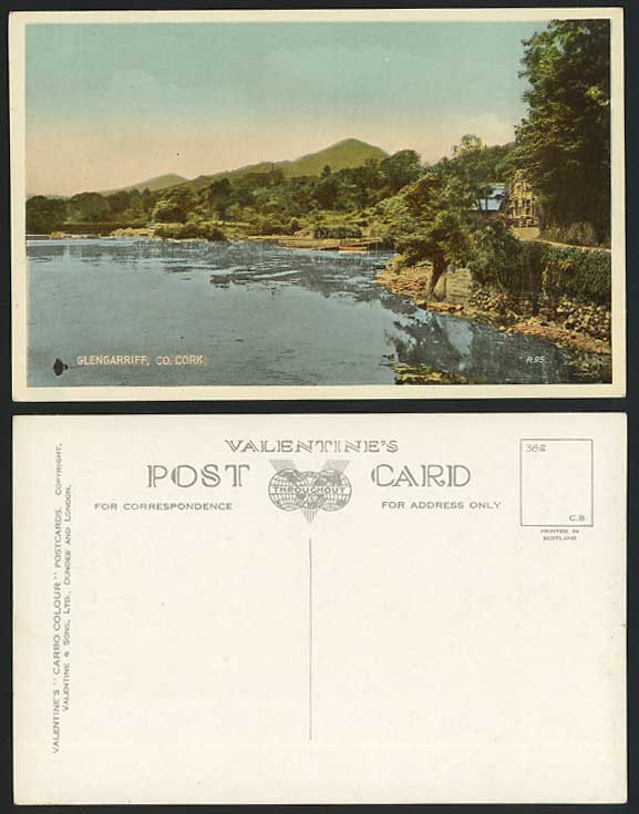 Ireland GLENGARRIFF Co Cork Panorama Old Irish Postcard