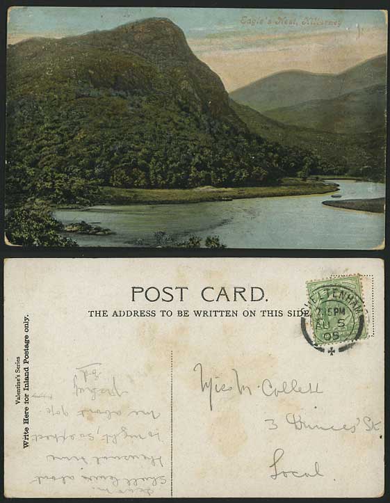 Kerry Killarney 1905 Old Postcard Eagle's Nest Mountain