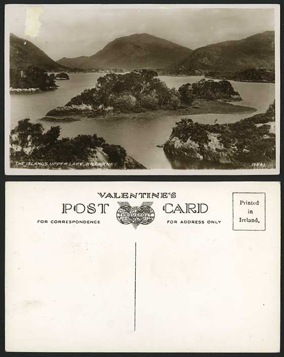 Ireland Old Postcard Upper Lake, The Islands, Killarney