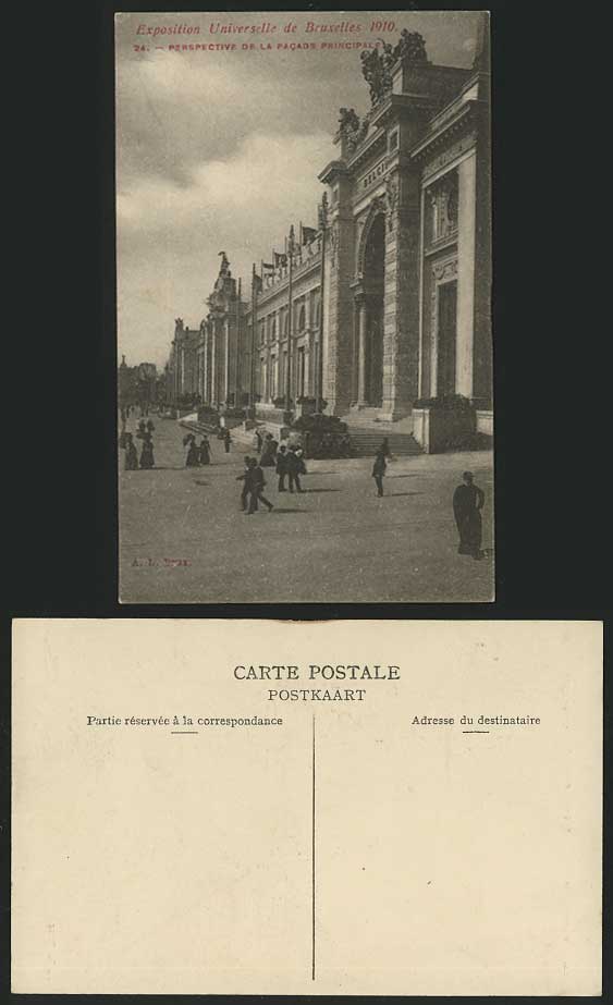 Exposition Bruxelles Universal Exhibition 1910 Postcard