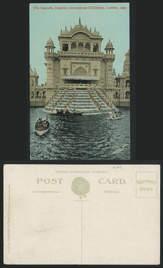 Imperial International Exhibition 1909 Postcard Cascade