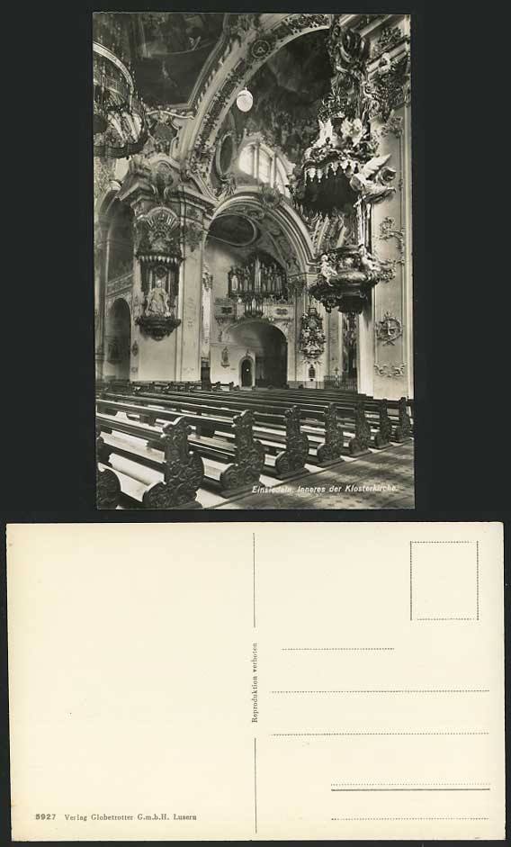 Pipe Organs EINSIEDELN Klosterkirche Old R.P. Postcard