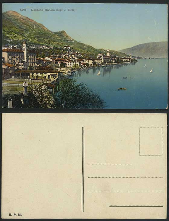 Italy Old Postcard GARDONE RIVIERA - Lago di Garda Lake