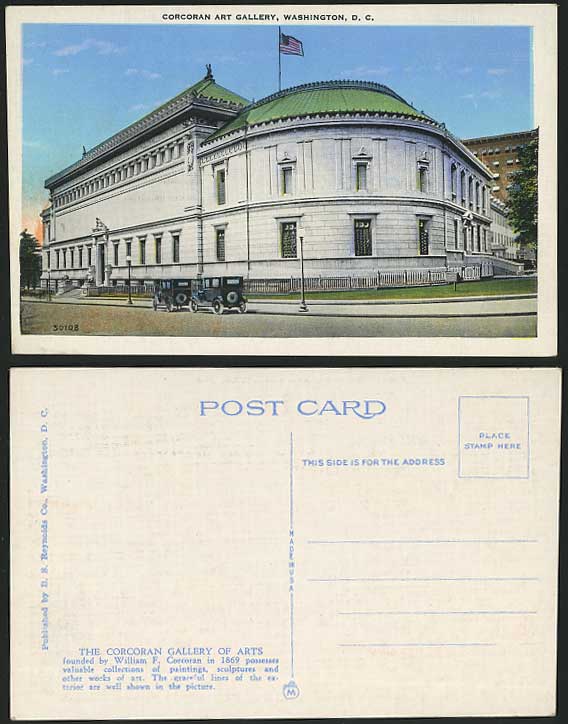 USA Old Postcard Corcoran Art Gallery - Washington D.C.