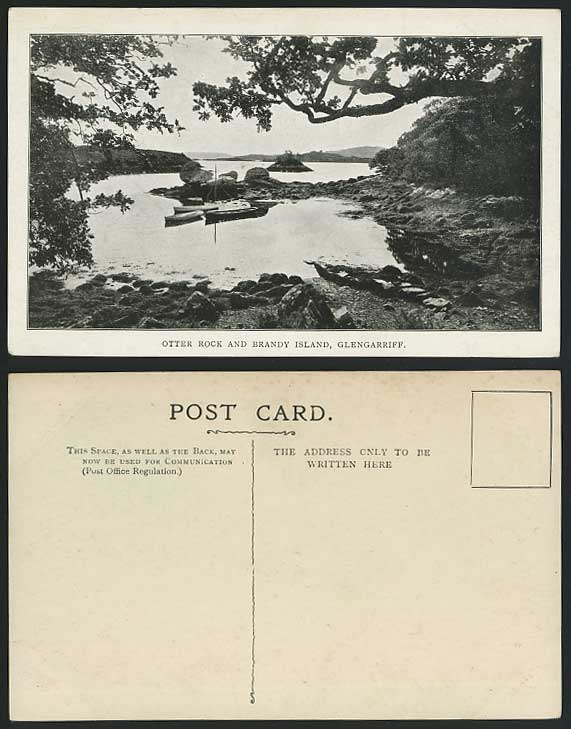 Cork Old Postcard OTTER ROCK, BRANDY ISLAND Glengarriff