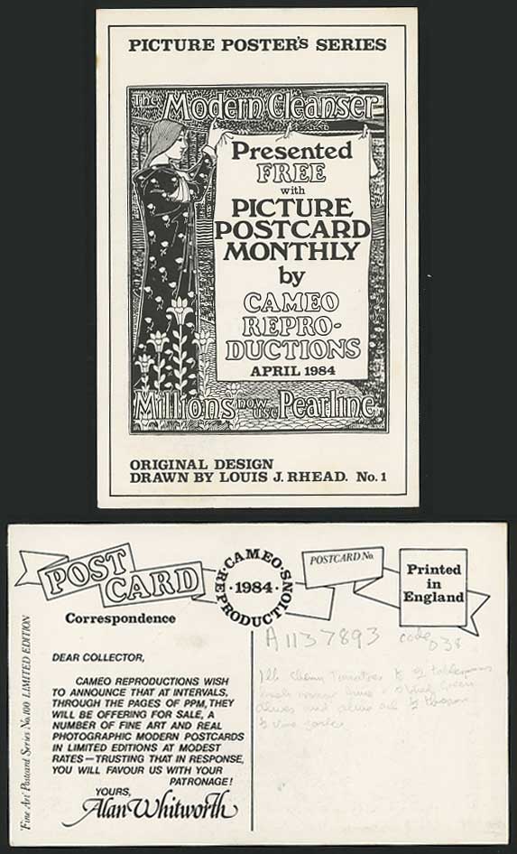 Louis J Rhead Picture Posters Series Advertise Postcard