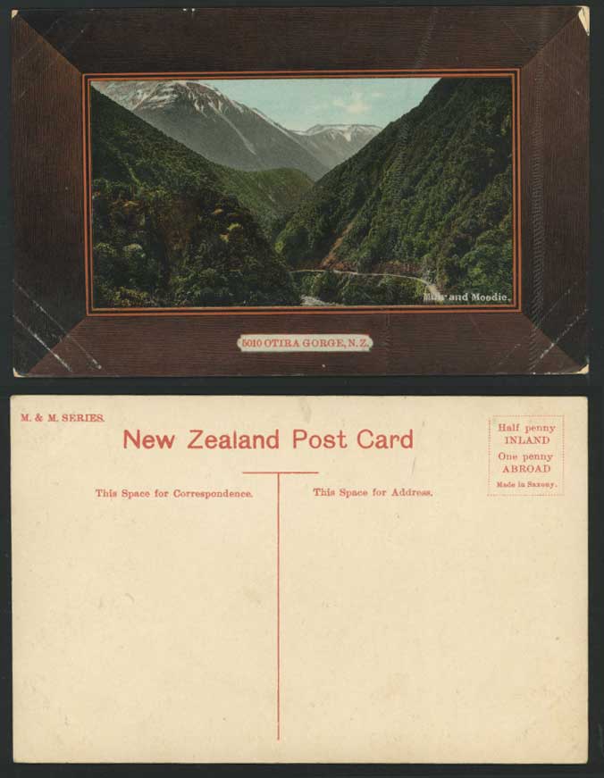New Zealand Old Postcard OTIRA GORGE - Mountains