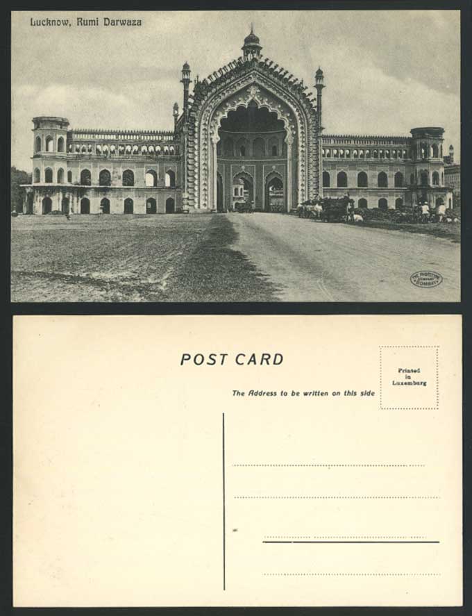 India Old Postcard Rumi Darwaza The Turkish Gate Built in 1784 Lucknow (British)