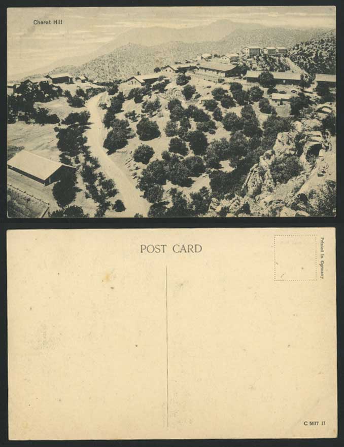 Pakistan Old Postcard Peshawar CHERAT HILL General View Panorama (British India)