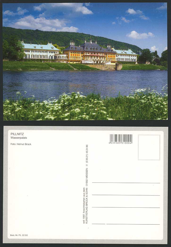 Germany Pillnitz Wasserpalais, Baroque Chinese Styled Castle E. Dresden Postcard
