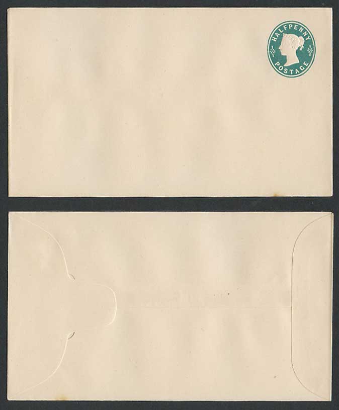 Queen Victoria 1/2d Half Penny Old Vintage Postal Stationery Envelope P.S.E. PSE