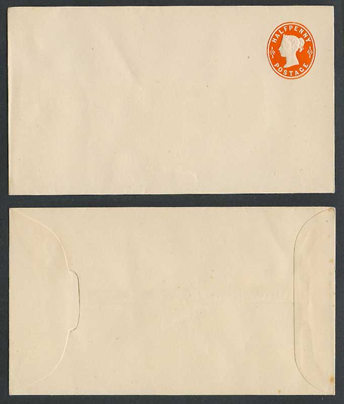 Queen Victoria 1/2d Half Penny Old Vintage Postal Stationery Envelope PSE Cover