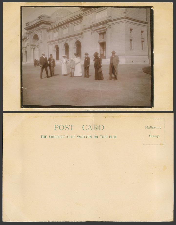 Egypt Old Real Photo Stuck on Postcard Cairo Mosque Mohamed Mehemed Ali, Citadel