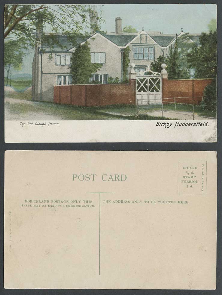 Birkby Huddersfield The Old Clough House, Gate Yorkshire Vintage Colour Postcard
