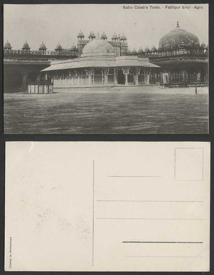 India Old Postcard Salim Chisti Chisti's Tomb, Fatehpur Fatihpur Sikri, Agra
