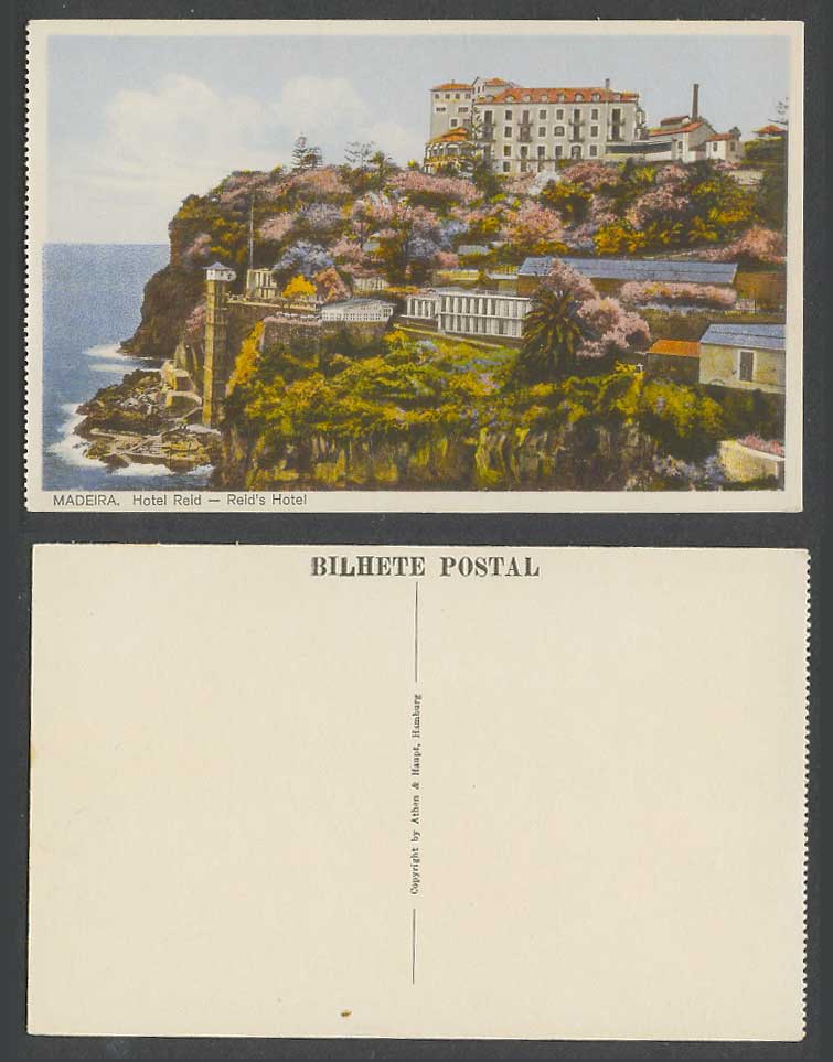 Portugal Old Colour Postcard Madeira, Reid's Hotel Reid, Panorama General View
