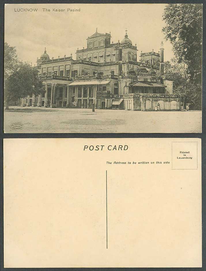 India Old Postcard The Kaisar Pasind Kaiser Pasand Lucknow The Phototype Company