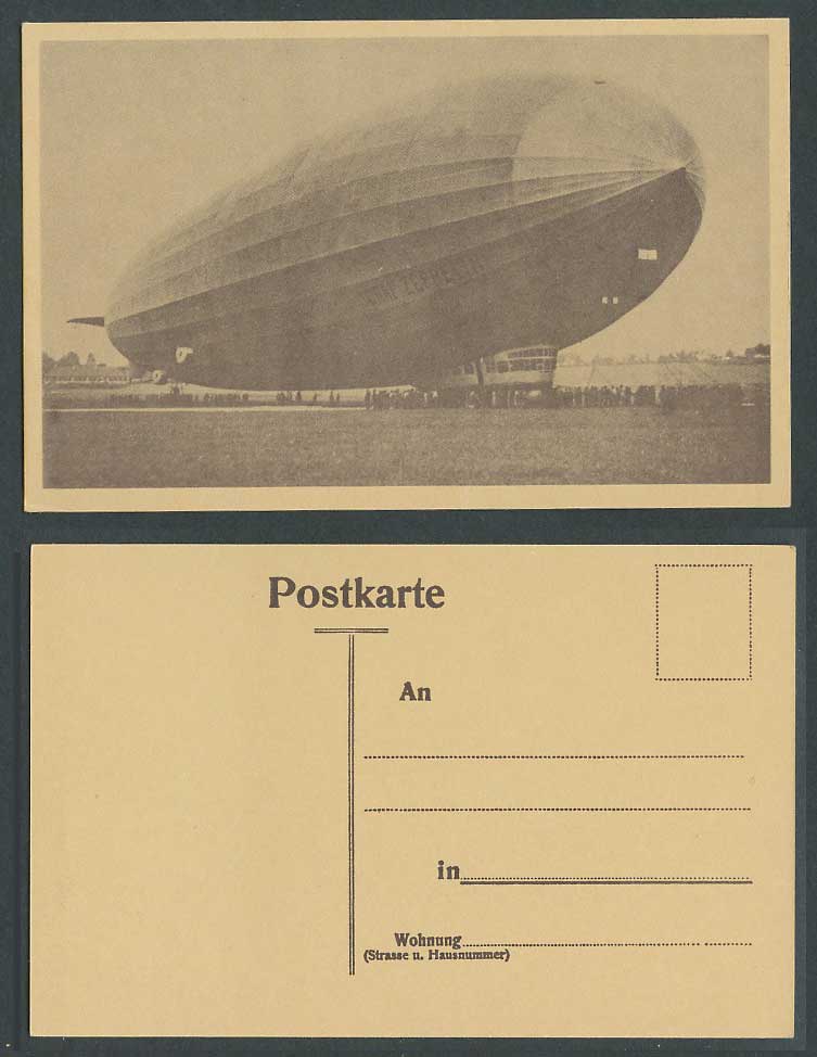 Graf Zeppelin, German Airship Aircraft, Air Aviation, Luftschiff Old Postcard