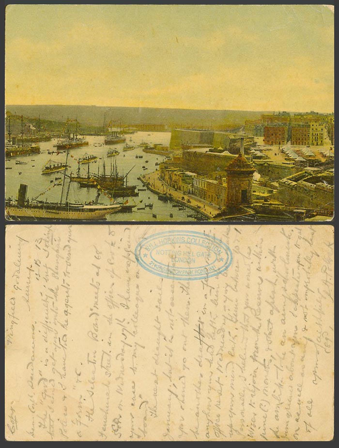 South Africa Old Colour Postcard Warships Steam Ships Boats Harbour Street Scene