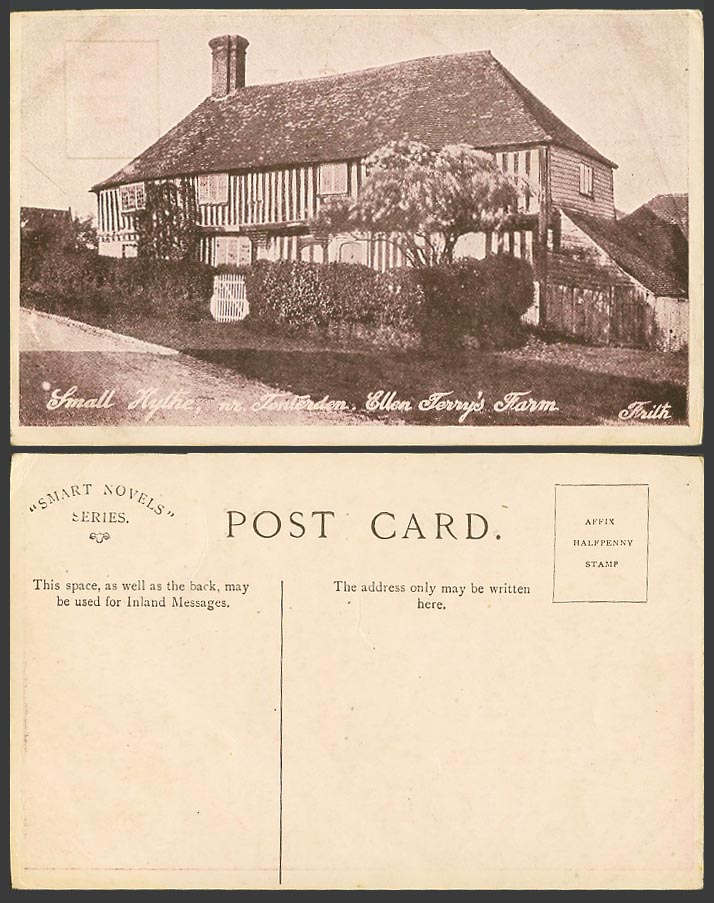 Small Hythe Smallhythe, nr Tenterden, Ellen Terry's Farm House Kent Old Postcard