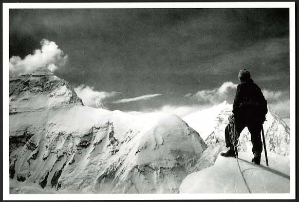 Mt. EVEREST Expedition 1935 Postcard RONGBUK GLACIER Eric Shipton Peak 21 Nuptse