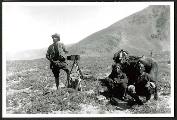 Mount EVEREST Expedition 1921 Postcard Major Wheeler's Photographic Survey Party