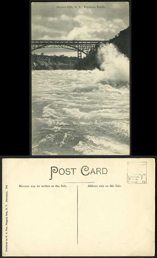 USA Canada Old PC Niagara Falls Whirlpool Rapids BRIDGE
