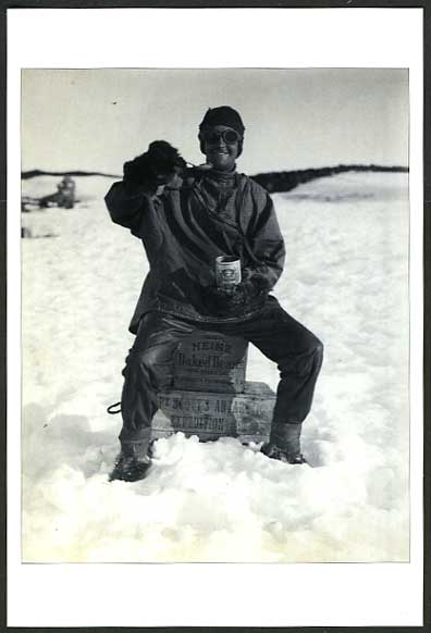 British ANTARCTIC Expedition 1911 Repro Postcard HEINZ BAKED BEANS ADVERTISEMENT