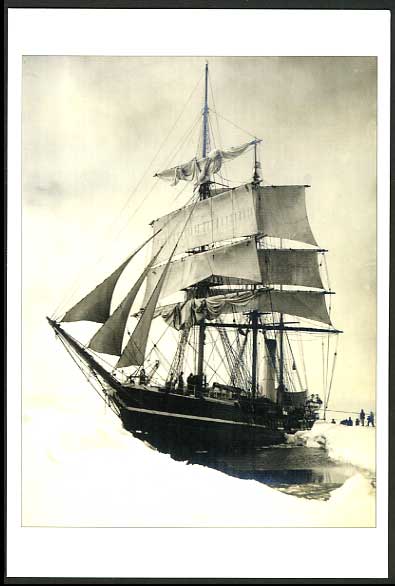 British ANTARCTIC Expedition 1910 Postcard Ice Point TERRA NOVA Held up in Pack