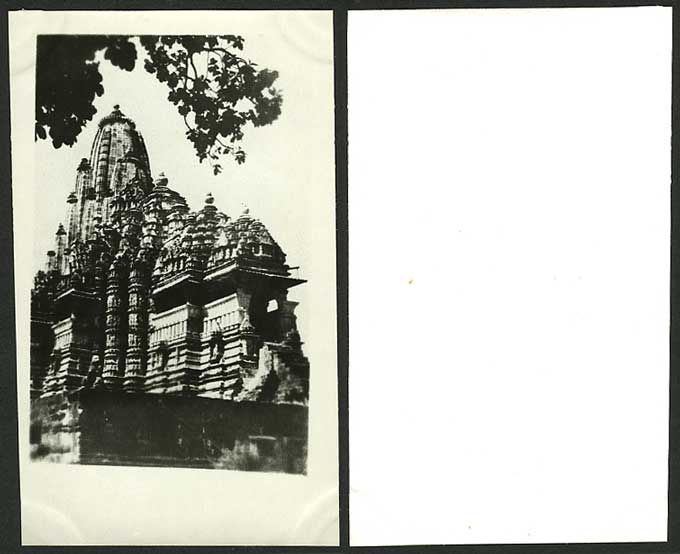 India Old Photo Post Card of Khandaria Mahadeva Temple
