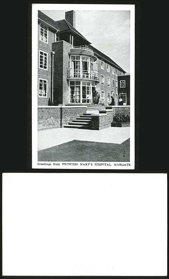 MARGATE Old Card Greetings - PRINCESS MARY'S HOSPITAL