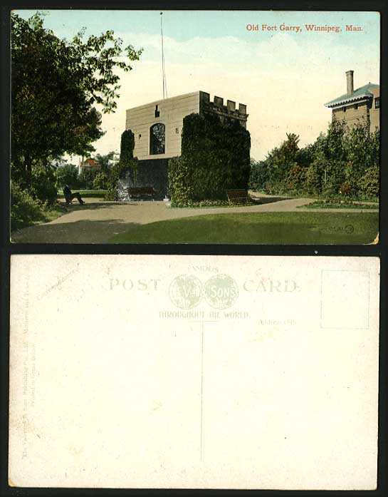 Canada Early Color Postcard Old Fort Garry Winnipeg Man